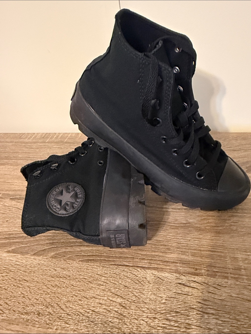 Converse Women’s Black High-Top Chunky Platform Sneakers